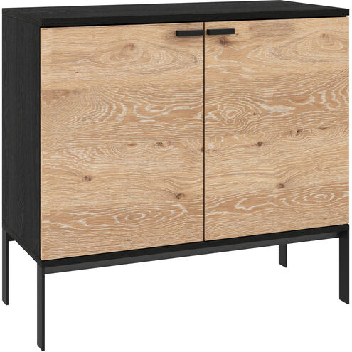 Rosso 35.5 X 18 inch Black / Brown / Matte Black Sideboard, Small
